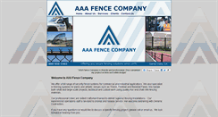 Desktop Screenshot of aaafenceco.com