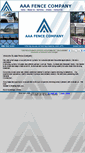 Mobile Screenshot of aaafenceco.com
